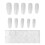 (N5342-02) 10pcs Coffin Press On Nails N5342-02 2