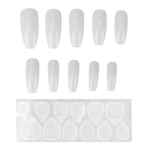 (N5342-02) 10pcs Coffin Press On Nails N5342-02 1