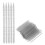 (Black) 100pcs Yellow Cuticle Pusher Sticks 4