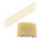 (Yellow) 100pcs Yellow Cuticle Pusher Sticks 3