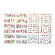 DIY Water Transfer Butterfly Nail Art Stickers Tips