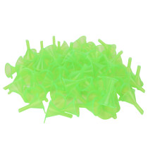 (Green) 100Pcs Mini Separatory Funnel Plastic for Toners Cosmetics Pink