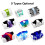 100Pcs Nail Forms Butterfly UV Gel Extensions 4