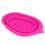 (Rose Red) Foldable Silicone Makeup Brush Cleaner Mat (Rose Red) 3