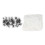300g Halloween Spider Web Decor w/ 60 Fake Spiders 3