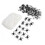 215 Plastic Spiders & 200g Stretch Web Halloween Decor 5