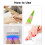 100Pcs Nail Forms Butterfly UV Gel Extensions 5