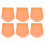 6x Perlen-Sortierboxen Nail-Art-Platte 12,5x8 cm 2