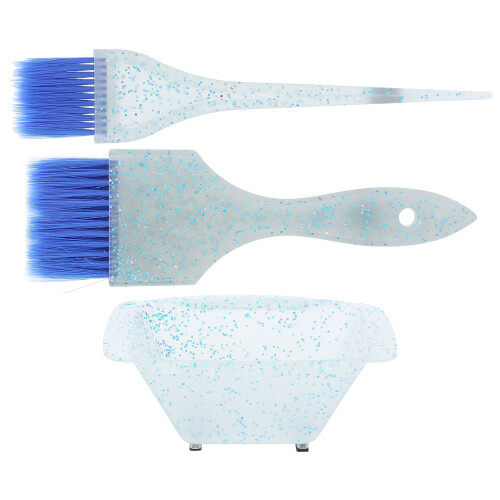 Haarfarbe-Set mit Pinsel & Schüssel (3-teilig) 2