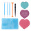 (Blue) DIAMANTMALEREI-SET, Bohrstift, Perlen & Tabletts 1