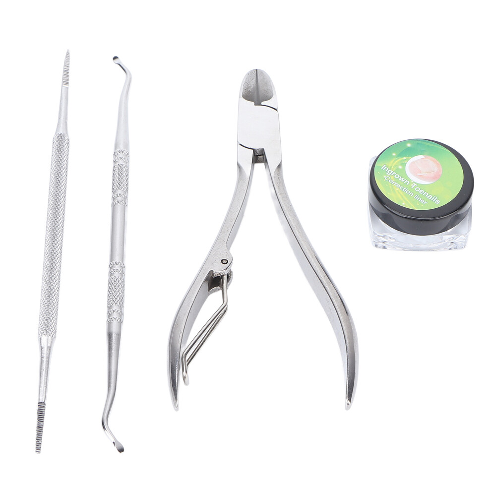 4pcs Ingrown Toenail Corrector Strips File Lifter Clippers