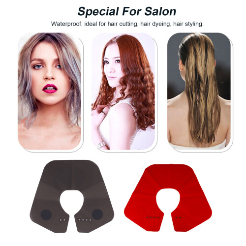 Adjustable Silicone Neck Cape Apron for Haircutting 1