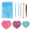 (Blue) DIAMANTMALEREI-SET, Bohrstift, Perlen & Tabletts 3