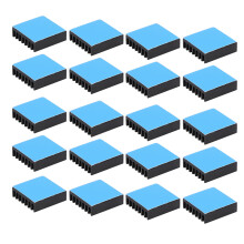 20 Stück Kühlkörper, Mini-Kühlkörper aus schwarzem