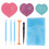 (Blue) DIAMANTMALEREI-SET, Bohrstift, Perlen & Tabletts 5