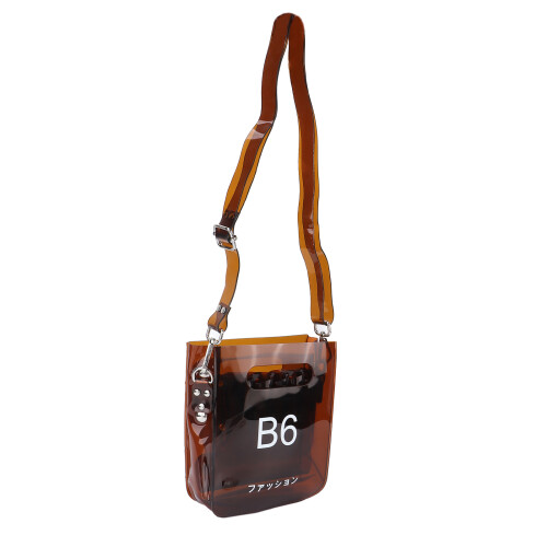 (Brown) Verstellbare Friseurschere-Tasche mit Schultergurt, Gelb 2