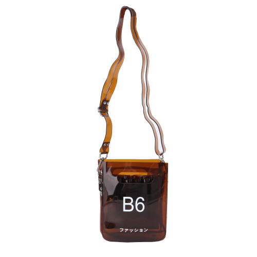 (Brown) Verstellbare Friseurschere-Tasche mit Schultergurt, Gelb 1