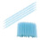 (Blue) 100pcs Yellow Cuticle Pusher Sticks 3