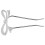 (Silver) Haarnadel Silber Hochzeit Party Ball elegant 2