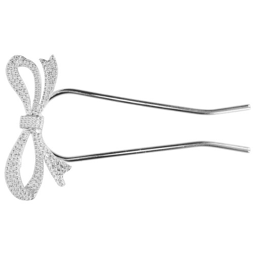 (Silver) Haarnadel Silber Hochzeit Party Ball elegant 1