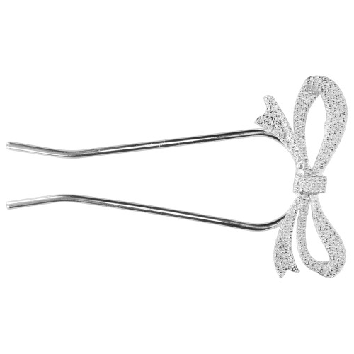 (Silver) Haarnadel Silber Hochzeit Party Ball elegant 2