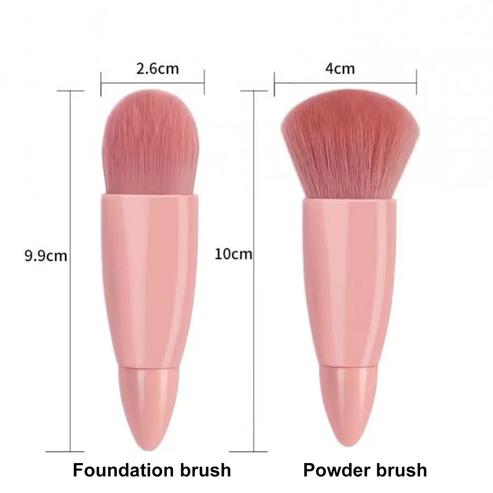 5PCS Makeup Brushes Kit Foundation Concealer Eye Shadow Brow Contour