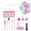 Kinder-Makeup-Set: Nagellack, Lippenstift, Lidschatten 4