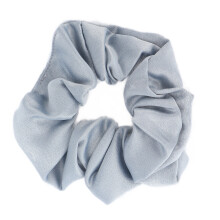 (Silver Gray) Elastische Haargummis, reine Farbe, weich, für Mädchen