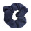 (Dark Blue) Elastische Haargummis, reine Farbe, weich, für Mädchen 1
