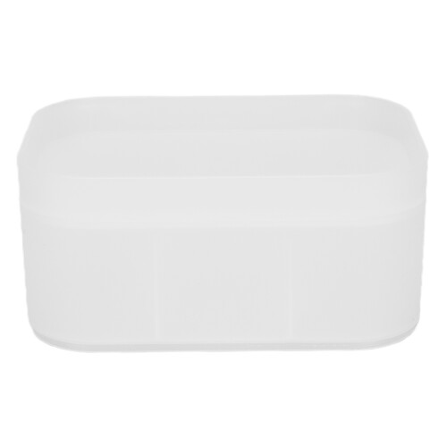 (Small White 6 Grid) Desktop Cosmetic Storage Box Small White 6 Grid