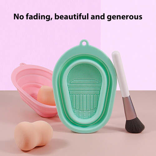 Silikon-Make-up-Bürstenreinigungsset mit Schüssel 1