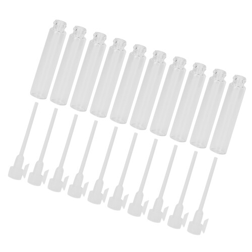 (White) 10x Mini-Parfüm-Sprayflaschen 2ml leer Weiß 1