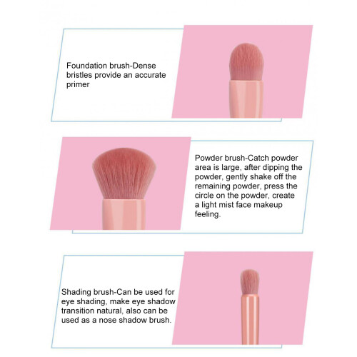 5D Make-up Kwasten Set Foundation Oogschaduw 2