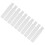 (White) 10x Mini-Parfüm-Sprayflaschen 2ml leer Weiß 5