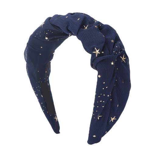(Navy Blue) Glitter hoofdband paars feest bruiloft 1