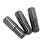 (Black) 3pcs Glass Perfume Roller Bottle 5ml Silver 2