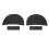 Soft Sponge Shoulder Pads Anti Slip Reusable Black 4