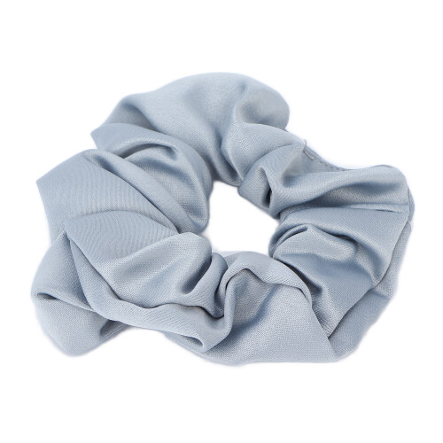 (Silver Gray) Elastische Haargummis, reine Farbe, weich, für Mädchen 1