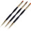 3er Set Acryl-French-Stripe-Nagellackpinsel, doppelseitig, 3D 1