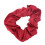 (Red) Elastische Haargummis, reine Farbe, weich, für Mädchen 2