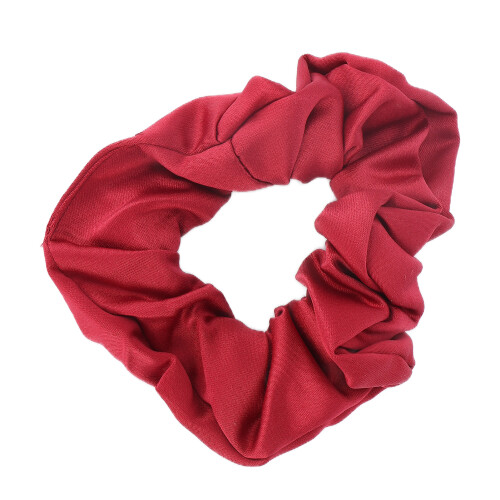 (Red) Elastische Haargummis, reine Farbe, weich, für Mädchen 1