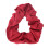 (Red) Elastische Haargummis, reine Farbe, weich, für Mädchen 3