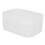 (Small White 6 Grid) Desktop Cosmetic Storage Box Small White 6 Grid 3