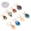 24 Anelli Capelli Multicolore Gioielli Conchiglia Unisex 5
