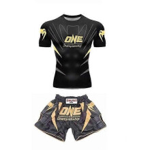 (S, Kid) Thai Boxing Tops Shorts Clothing Sets ufc Shorts Men and Women Breathable Sporadic Suit Tops Pants Quick Dry Kids Adult Kids