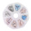 24 Anelli Capelli Multicolore Gioielli Conchiglia Unisex 2