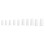 (N5346-01 White) Set 10 Unghie Posticce Bianche per Donna 1