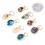 24 Anelli Capelli Multicolore Gioielli Conchiglia Unisex 4