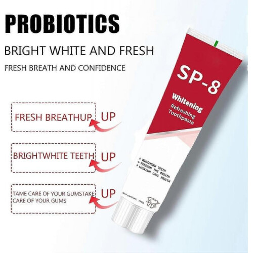 (3PCS) Super Probiotic Toothpaste Pasta Toothpaste Super Whitening Toothpaste Probiotic Toothpaste Fresh Breath Deep Cleaning Care Toothpaste 1