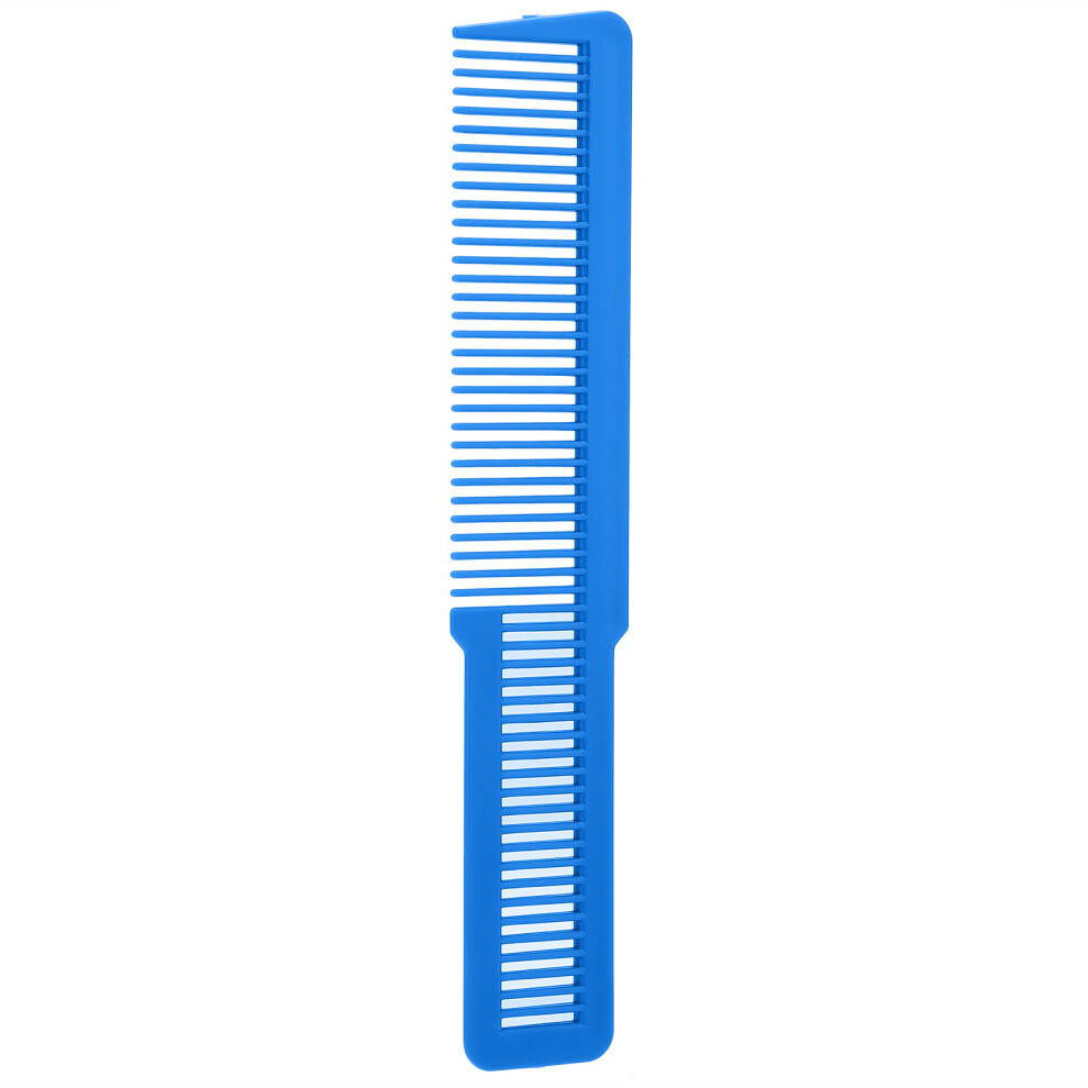 (Blue) Professional Pocket Comb Fine Wide Tooth Barber Blue